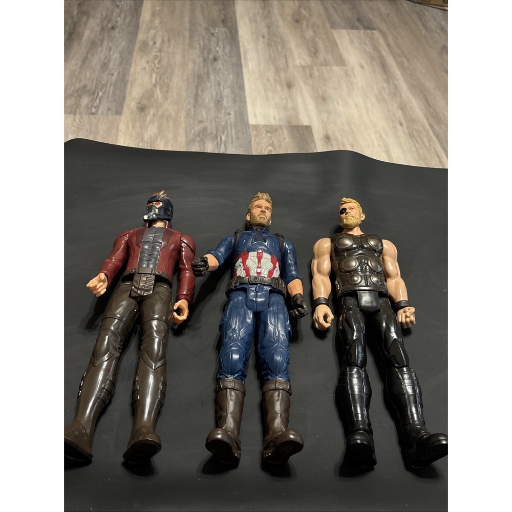 Marvel Avengers Infinity War Titan Hero Series 12" Figure Lot of 3 Hasbro 2017